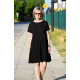 TESSA - A-shaped dress with short sleeves