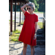 TESSA - A-shaped dress with short sleeves