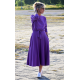ADELA - Midi Ausgestelltes Kleid gestrickt - violett