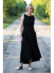 AUDREY - long cotton dress