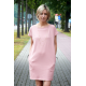 IRGA - BAUMWOLLE KLEID MIT EXTENSIVER ZURÜCK - schmutziges Rosa -