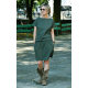 SPALLA - mini cotton dress - khaki