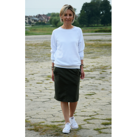 OLGA - sweatshirt with pockets - violet