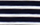 White / navy stripes